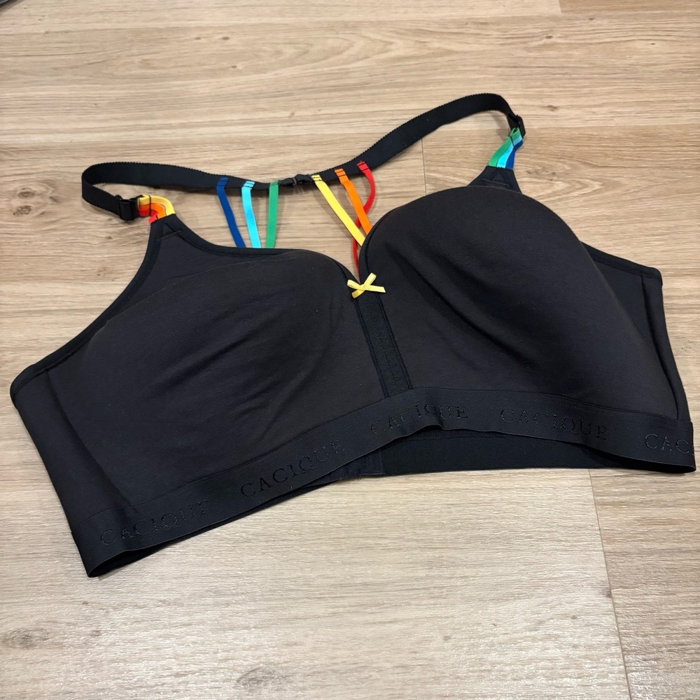 Cacique Black Plus Size Bra 40DD